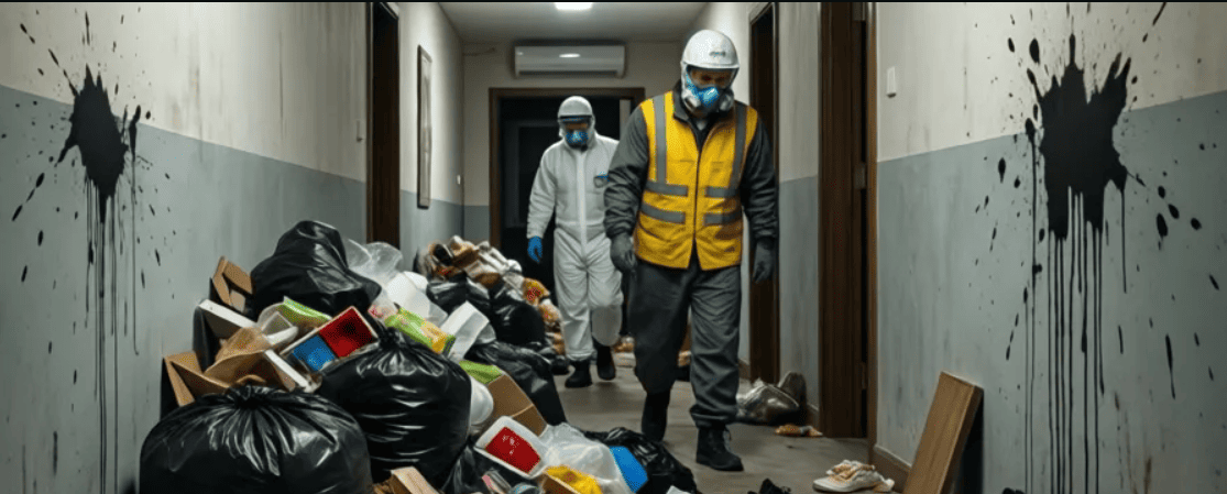 Демонтаж мусорных гор в квартире Минск